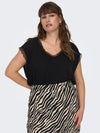 CARJASMINA - Bluse med Blondekanter