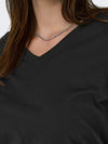 CARBONNIE -T-shirt med A-form- NOOS