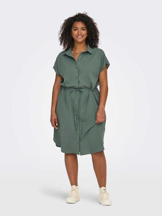CARTIZANA NERI MIDI SHIRT DRESS