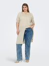 CARTOKYO L/S LINEN BLEND DRESS