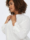 CARTOKYO L/S LINEN BLEND DRESS