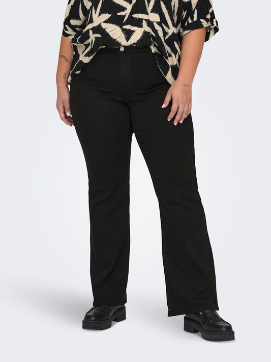 CARTHUNDER - MID PUSH FLARED JEANS - NOOS
