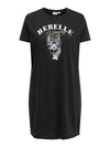 CARLUCY - T-Shirt Kjole med Print