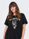 CARLUCY - T-Shirt Kjole med Print