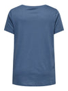 CARBONNIE -T-shirt med A-form- NOOS