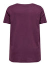 CARBONNIE -T-shirt med A-form- NOOS