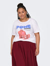 CARJAX - T-shirt med Rund Hals
