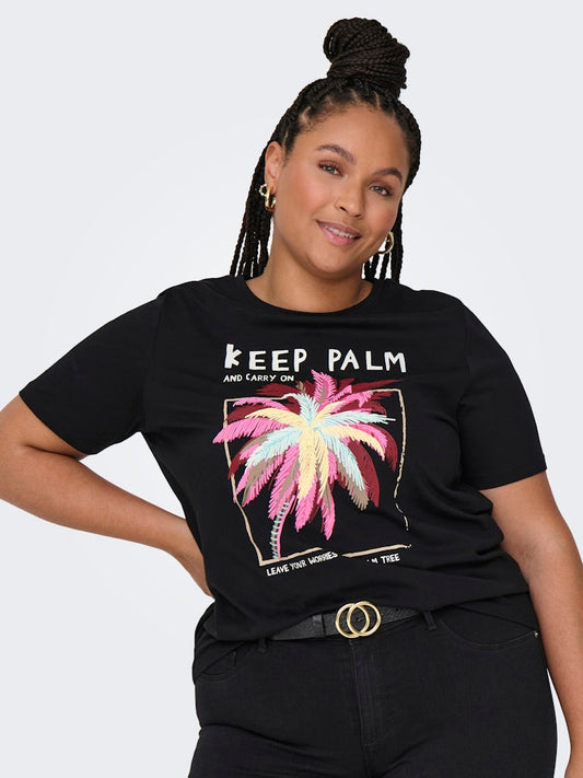 CARELLIOT - T-shirt med print