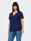 CARBENITA - V-NECK TOP