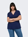CARBENITA - V-NECK TOP