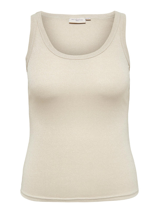 CARMERMAID S/L GLITTER TANK TOP JRS