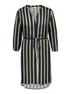 CARNEWDENIZIA 3/4 BLK SHIRTDRESS WVN
