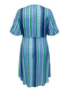 CARMARRAKESH LIFE CALF 2/4 DRESS AOP