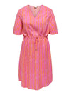CARMARRAKESH LIFE CALF 2/4 DRESS AOP