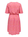 CARMARRAKESH LIFE CALF 2/4 DRESS AOP