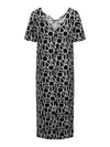 CARBANDANA S/S CALF DRESS