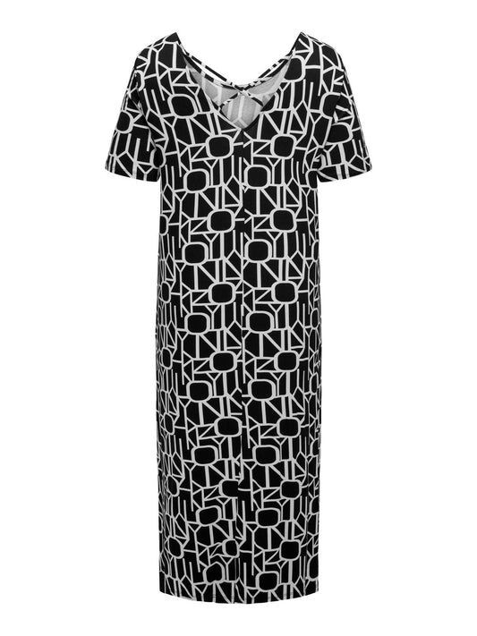 CARBANDANA S/S CALF DRESS