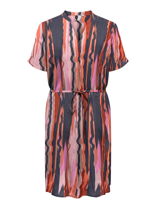 CARNOVA LIFE SS V-NECK DRESS