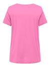 CARBONNIE -T-shirt med A-form- NOOS