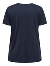 CARKITA - T-shirt med perler eller pailletter