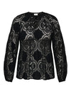 CARCABANNA LS STRING LACE TOP