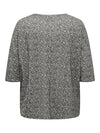 CARLARAMA - Bluse med 3/4 Ærmer