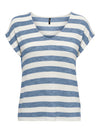 CARLIRA - Stribet Bluse - Noos