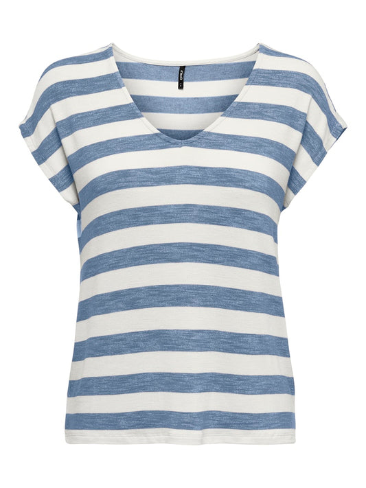 CARLIRA - Stribet Bluse - Noos