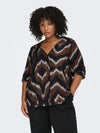 CarCamille - Zig Zag Skjortebluse