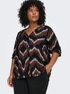 CarCamille - Zig Zag Skjortebluse