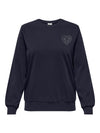 CarNomi Berly - Sweatshirt med Broderi