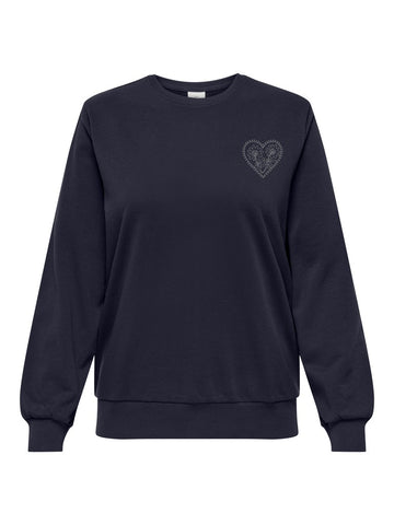 CarNomi Berly - Sweatshirt med Broderi