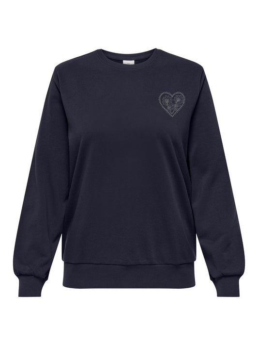 CarNomi Berly - Sweatshirt med Broderi