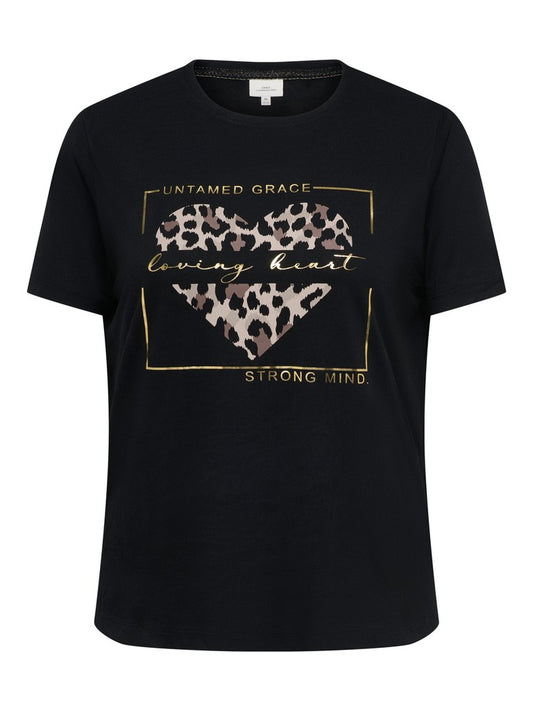 CarNiko - T-Shirt Med Print - Sort