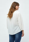 Emma 3/4 Erme Bluse Curve