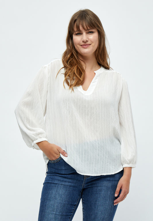 PeEmma - Bluse med 3/4 Ærmer