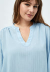 Emma 3/4 Erme Bluse Curve
