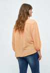 Emma 3/4 Erme Bluse Curve