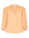 Emma 3/4 Erme Bluse Curve