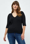 PeTana - Ribbestrikket bluse