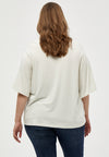 PeRosalinda Rosebell - Bluse med V-hals