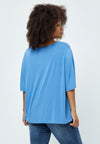 PeRosalinda Rosebell - Bluse med V-hals