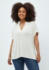 PeRosalinda - T-Shirt med V-hals