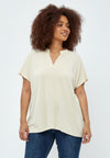 PeRosalinda - T-Shirt med V-hals