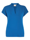PeRosalinda - T-Shirt med V-hals