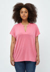 PeRosalinda - T-Shirt med V-hals