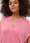 PeRosalinda - T-Shirt med V-hals