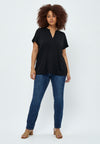 PeRosalinda - T-Shirt med V-hals