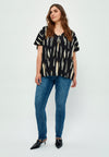 PeNalia Elara - Bluse med V-hals