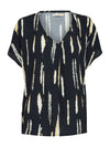 PeNalia Elara - Bluse med V-hals